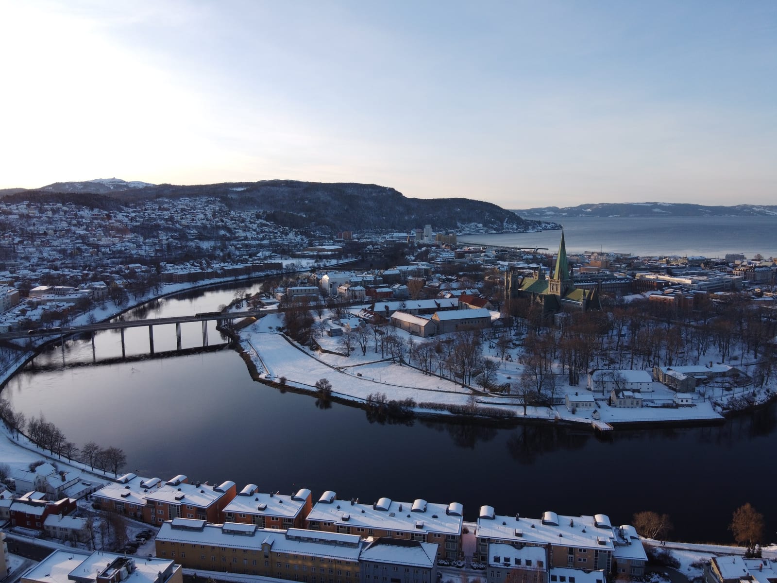 Trondheim sett fra luften